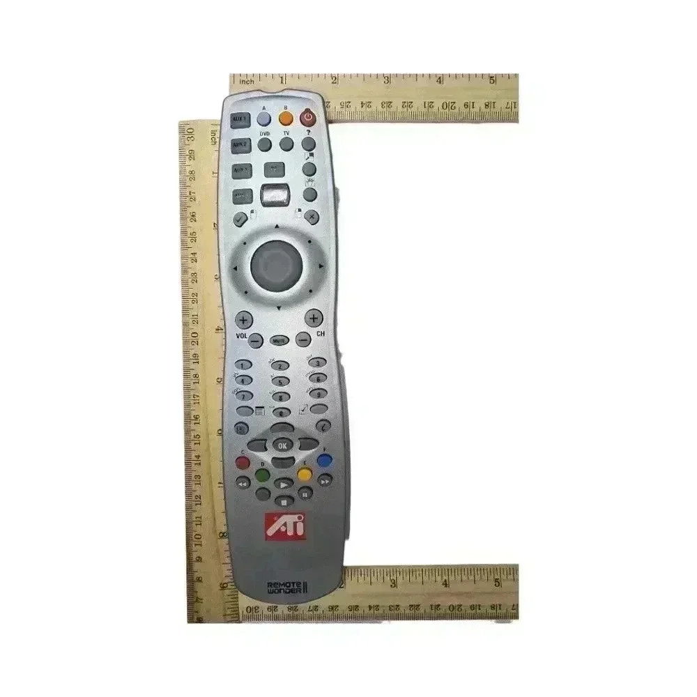 ATI *READ* RC13747002/00RF Remote Wonder II Rmote Control Grey Tested - Picture 2 of 12